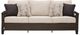 Signature Design by Ashley® Monterey Point Beige/Dark Brown Fabric/Wicker Rattan Outdoor Sofa-2