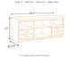 Signature Design by Ashley® Trinell Gray 63" TV Stand with Electric Fireplace-4