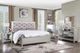 ACME Furniture Sliverfluff Champagne Queen Upholstered Panel Bed with LED-1