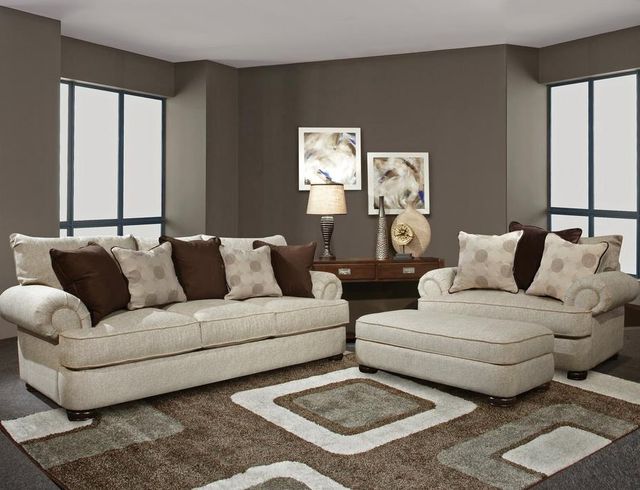 Marshfield Furniture Brandon Light Gray Jumbo Storage Ottoman-2
