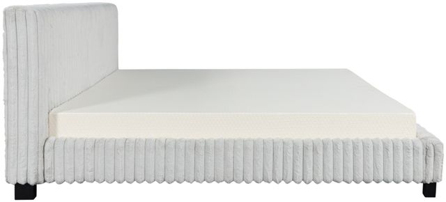 Signature Design by Ashley® Zuraleus White King Upholstered Panel Bed-2