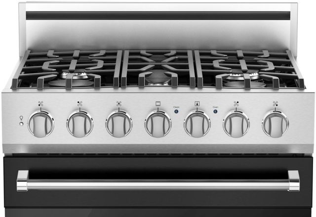 Viking® 3 Series 30" Cast Black Pro Style Gas Range-2