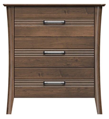 Country View Woodworking Brown Maple 32" Bedside Chest-0