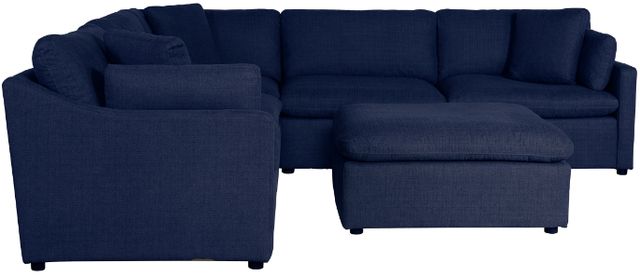 Mazin Furniture Howerton 2-Piece Blue Modular Sectional Set -1
