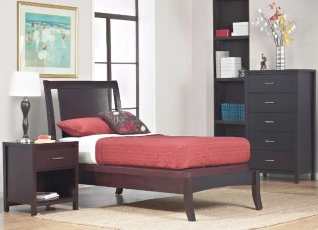 Modus Furniture Nevis Espresso Queen Sleigh Bed-1