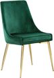 Meridian Furniture Karina Green/Gold Velvet Dining Chair-0