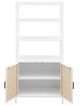 Coaster® Amherst White 3-Shelf Accent Cabinet-2