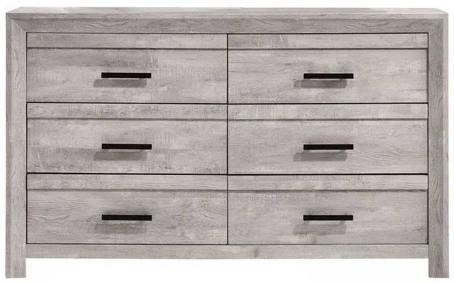 American Wholesale Furniture Ellen 3-Piece Ash White Queen Bedroom Set-2