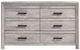 American Wholesale Furniture Ellen 3-Piece Ash White Queen Bedroom Set-2