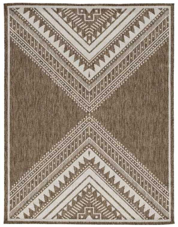 Signature Design by Ashley® Dunsler Brown/Cream 5' x 7' Area Rug-0
