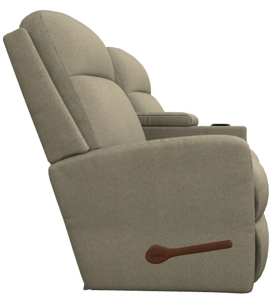 La-Z-Boy® Finley Linen Manual Wall Reclining Loveseat with Console-3