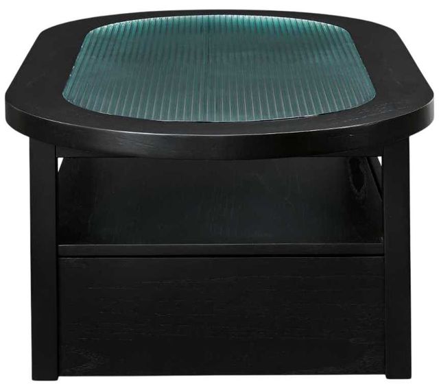 Signature Design by Ashley® Winbardi Glass Top Coffee Table with Black Base-2