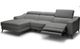 VIG Furniture Modrest Rampart Gray Left Arm Facing Sectional Sofa with Recliner-0