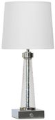 Stylecraft Chrome Portable Rechargeable LED Lamp-0