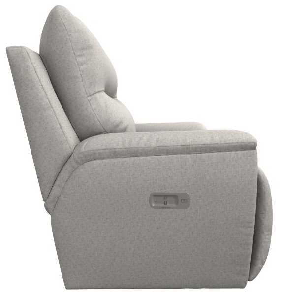 La-Z-Boy® Palmer Chalk Power Reclining Chair and a Half with Headrest and Lumbar-3