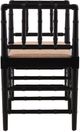 Furniture Classics Palm Matte Black/Tan Bench-2