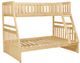 Mazin Furniture Bartly Natural Twin/Full Bunk Bed-2