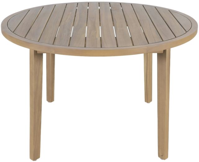 New Classic® Home Furnishings Arden Natural Wicker Outdoor Patio Dining Table-3