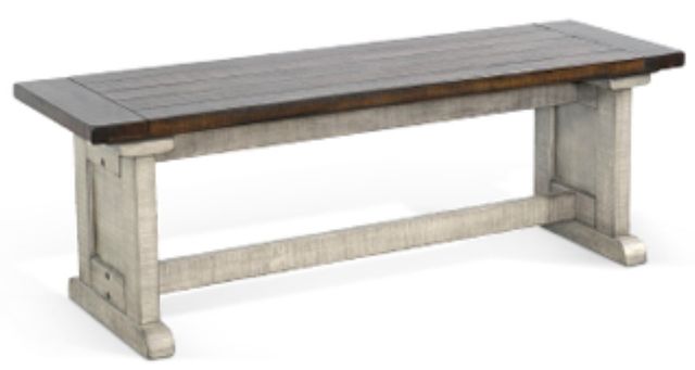 Sunny Designs™ Homestead Hills Alpine Grey/Tobacco Leaf Breakfast Nook Set-2
