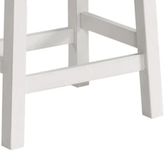 Intercon Kona Gray/White Backless Stool-2