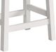 Intercon Kona Gray/White Backless Stool-2