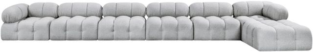 Meridian Furniture Ames 7-Piece Gray Modular Sectional and Ottoman-1