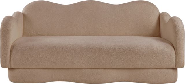 Meridian Furniture Bloom Beige Upholstered Sofa-1