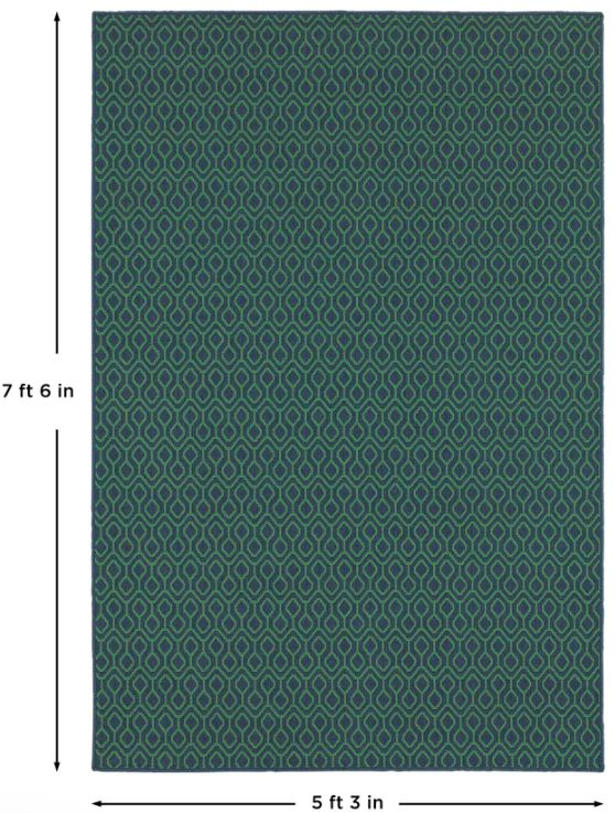 Oriental Weavers™ Meridian 5'x8' Style 15 Area Rug-2