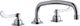 Elkay Chrome 8" Centerset Concealed Deck Faucet-0