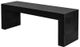 Moe's Home Collection Lazarus Black Concrete Outdoor Bench-1