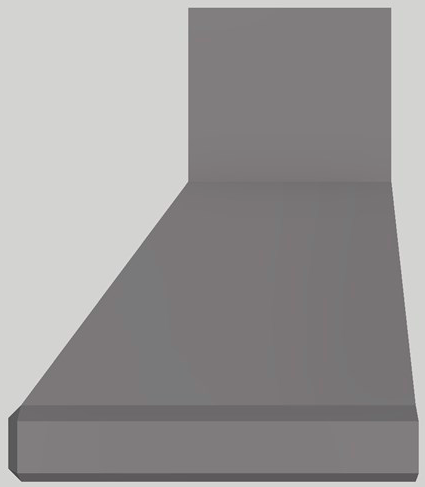 Vent-A-Hood® 48" Gunsmoke Wall Hood-1