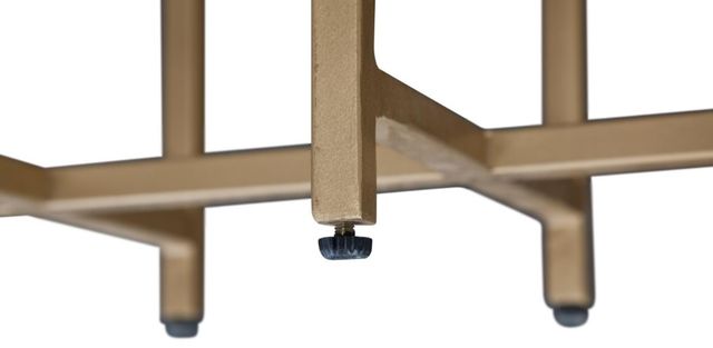 Martin Svensson View Point Black End Table with Gold Base-4