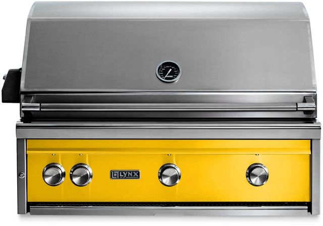 LYNX® Professional 3-Burner California Poppy Built In Natural Gas Grill-0