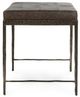 Classic Home Cocoa Brown/Dark Bronze 28" Bench-3