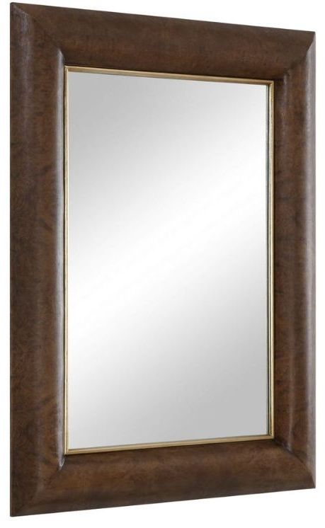Uttermost® Donovan Antique Walnut Wood Mirror-3