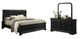 Lifestyle 0393A 3-Piece Antique Black Full Bedroom Set-0