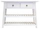 A & B Home White Console Table-1