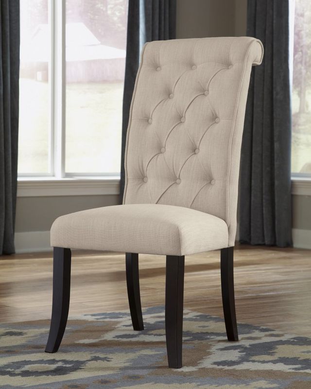 Signature Design by Ashley® Tripton Linen Upholstered Dining Side Chair-2
