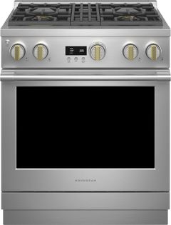 Monogram® Statement Collection 30" Stainless Steel Freestanding Dual Fuel Natural Gas Range