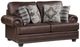 Homelegance® Franklin Dark Brown Loveseat-0