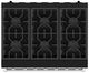 Thor Kitchen Gordon Ramsay Collection 36" Black Pro Style Liquid Propane Range with Precision Knob Control and Stainless Steel Trim-5