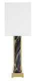 A & B Home Black/Gold 16" Table Lamp-1