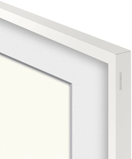 Samsung The Frame Customizable 75" White Modern Bezel-0