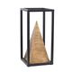 A & B Home Black/Brown Pyramid Table Decor-0