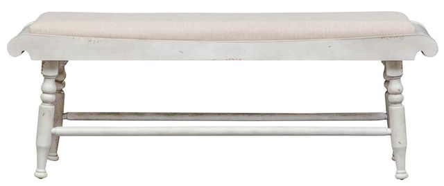 Liberty Furniture Whitney Antique Linen/Weathered Gray Bench-2