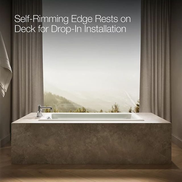 KOHLER® Tea-for-Two® Dune 25" 60" x 32" Whirlpool Bath-3