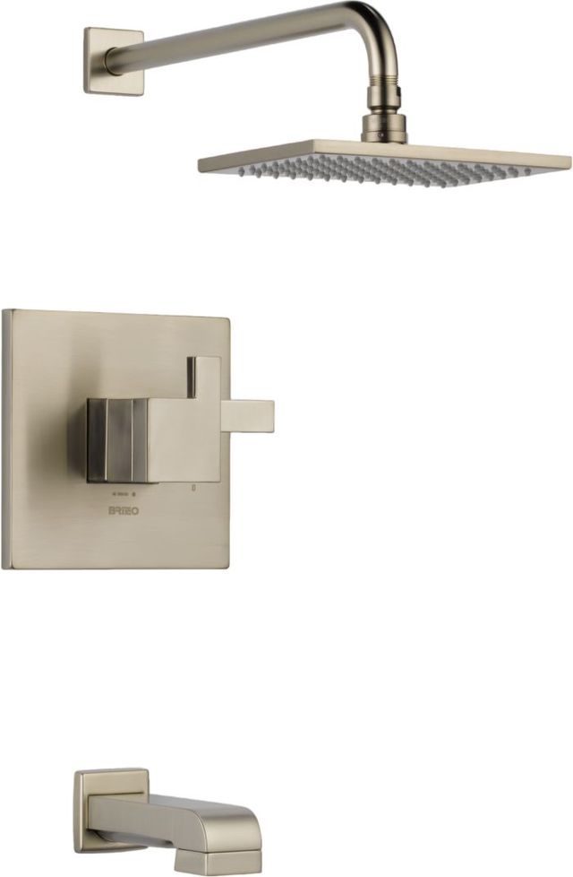 Brizo Siderna® Brilliance® Brushed Nickel 11" TempAssure® Thermostatic Tub/Shower Trim-0