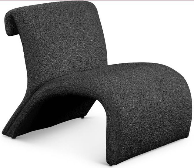 Meridian Furniture Mulberry Black Accent Chair-0