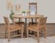 International Furniture Direct Tulum Natural Round Dining Table-3
