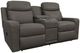 La-Z-Boy® Emmons Pewter Leather Manual Reclining Loveseat with Console-0